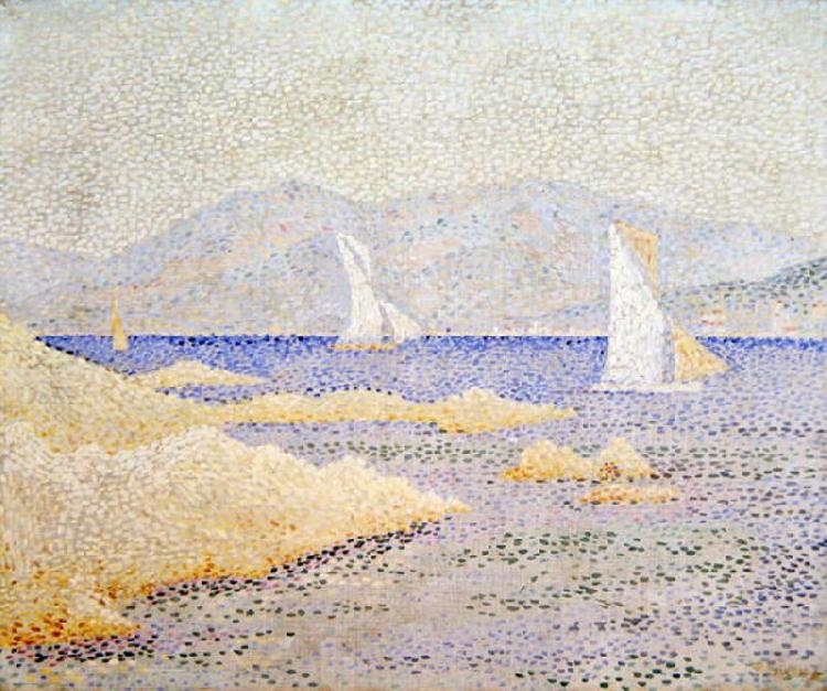 Paul Signac Coast Scene oil painting picture